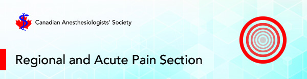 Regional and Acute Pain Section Banner